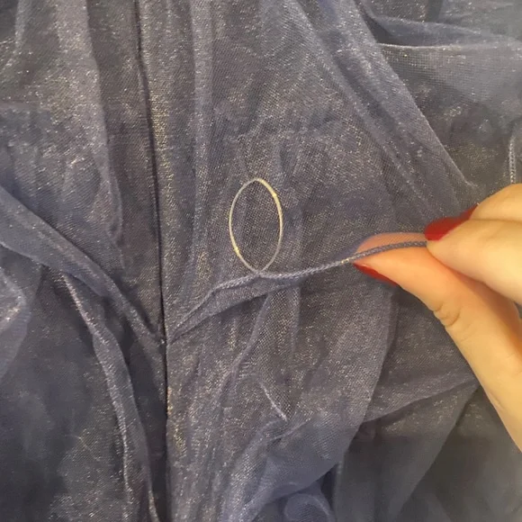 Marchesa Notte Ruffle Tulle Gown - Picture 3 of 5